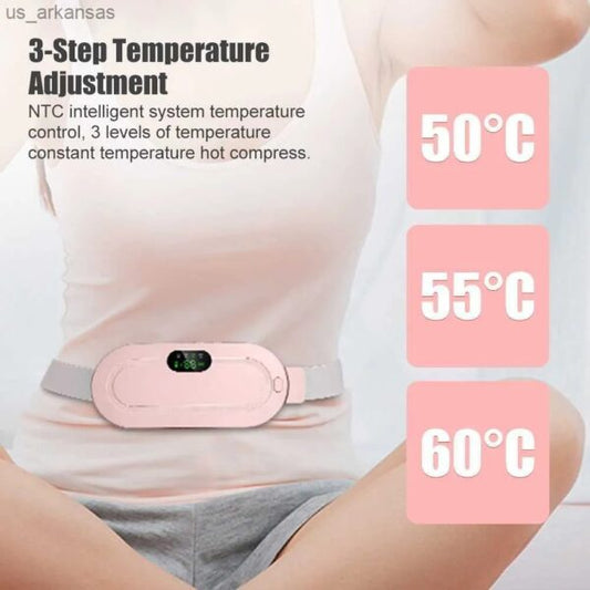 Digital Period Heating Pad & Vibrating Belt For Girls And Women.